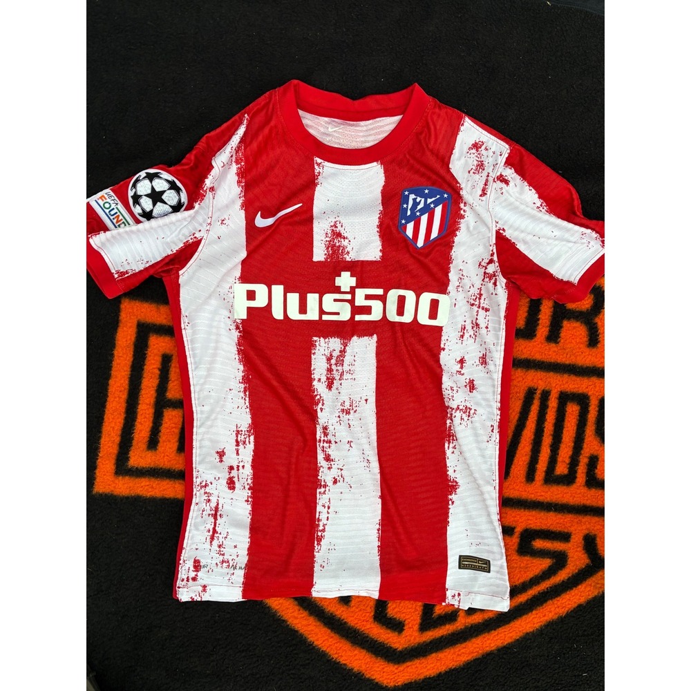 Nike Atletico Madrid 2021-22 Home Jersey Griezmann 8 Dri-FIT ADV Mens Large Red